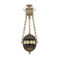 Подвесной светильник Bohemia Ivele 71000P/20 G Amber-Blue/H-1I Y8