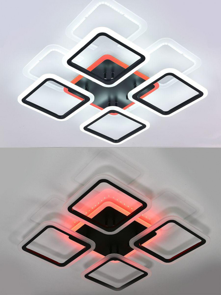 Потолочная светодиодная люстра Natali Kovaltseva High-Tech Led Lamps 82004 Black