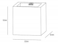 Настенный светильник Deko-Light Mini Cube Gray 620136