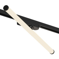 Трековый однофазный светильник Denkirs Strom DK6638-BK