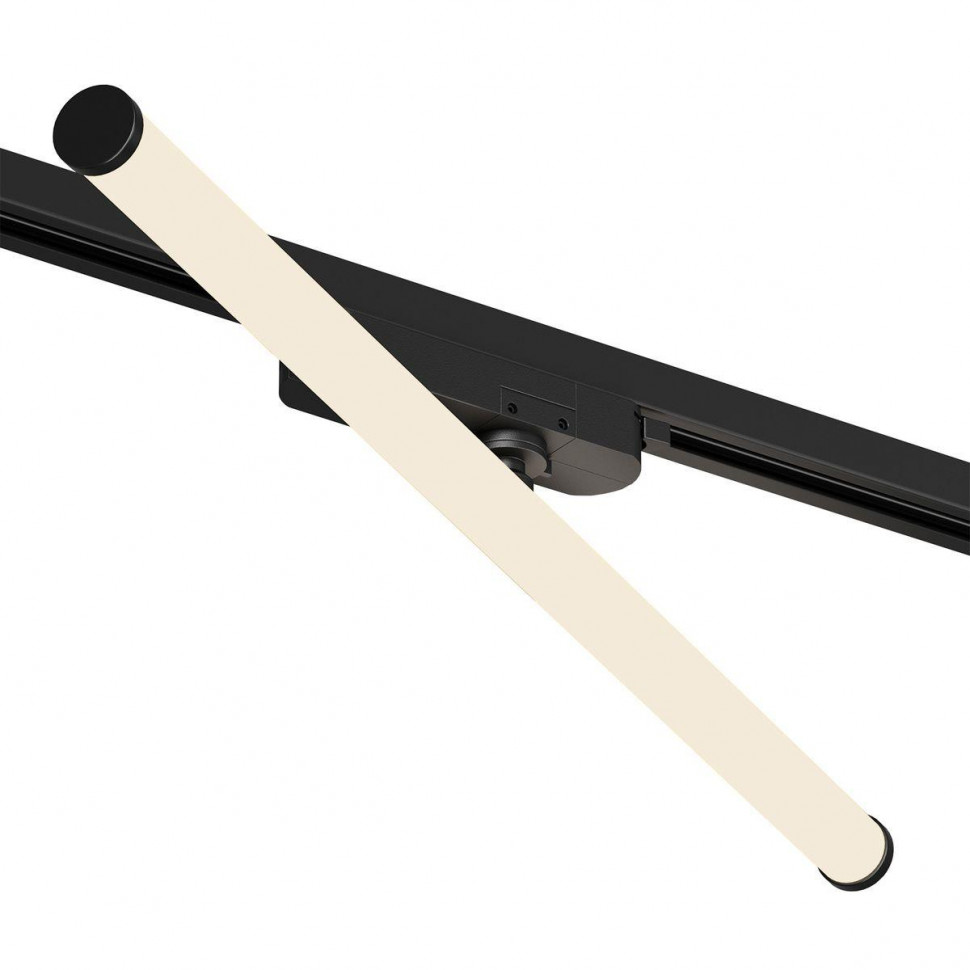 Трековый однофазный светильник Denkirs Strom DK6638-BK