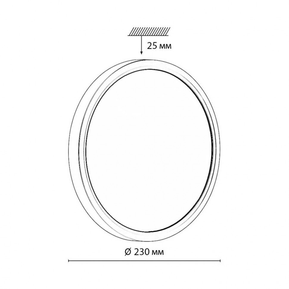 Настенно-потолочный светильник Sonex Omega white 7661/18L