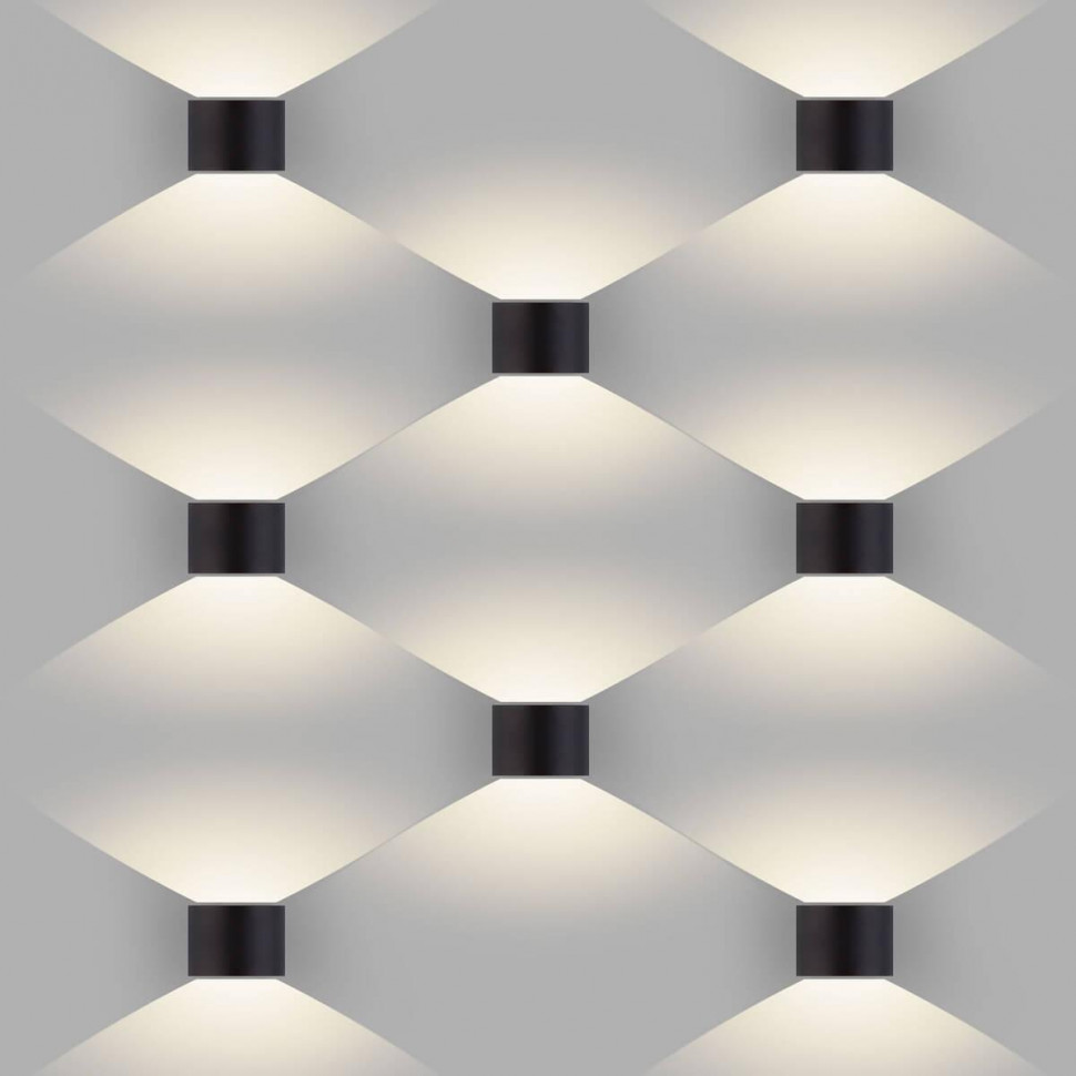 Уличный настенный светодиодный светильник Elektrostandard 1518 Techno LED Blade черный a038828