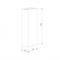 Уличный настенный светильник Elektrostandard Blaze 35136/W черный 4690389179198 a057050