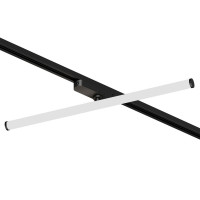 Трековый однофазный светильник Denkirs Strom DK6648-BK
