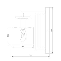 Бра Eurosvet Fargo 60108/1 хром