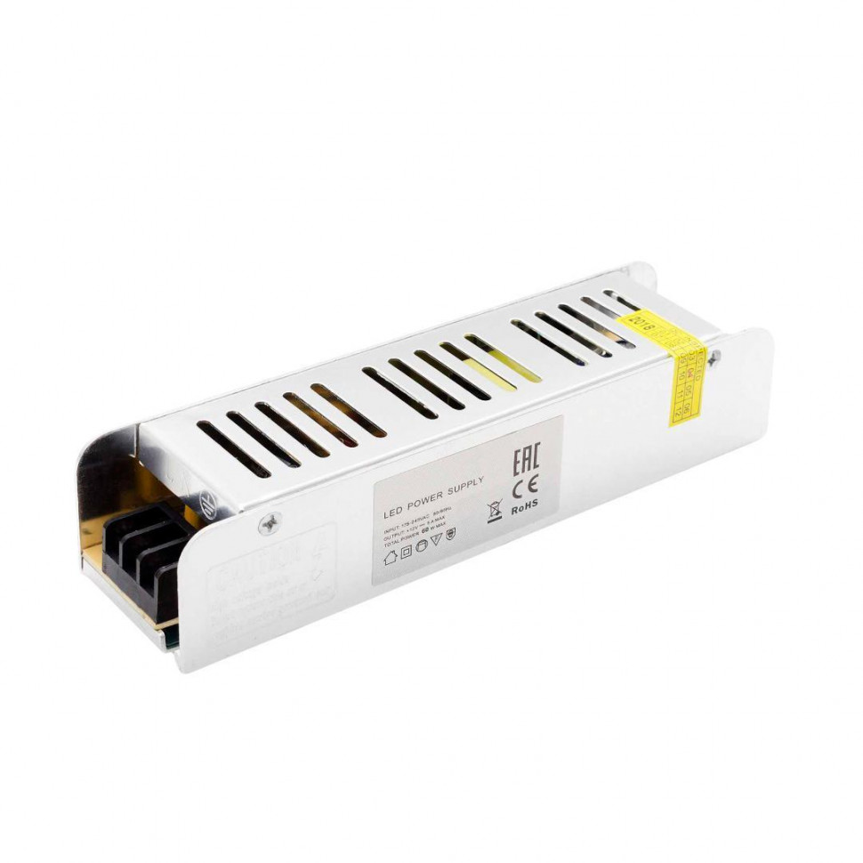 Блок питания слим-метал OGM 12V 60W IP20 5A PS3-47