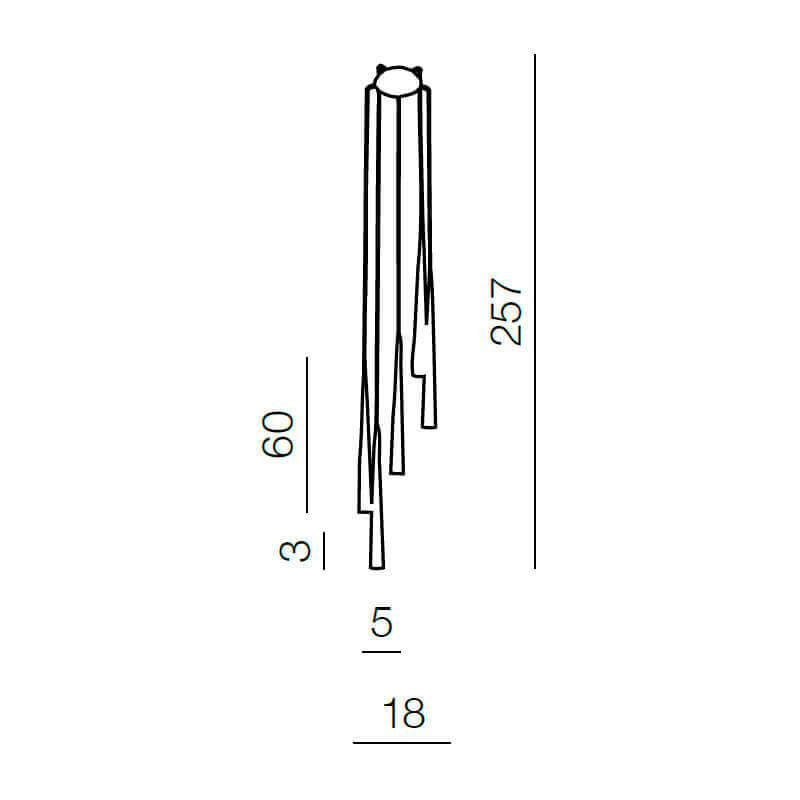 Подвесной светильник Azzardo Stylo 5 AZ0208