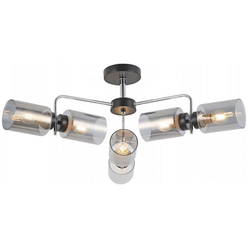 Люстра на штанге Illumico IL8249-6COU-79 BK CR