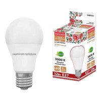 Лампа светодиодная TDM Electric Народная E27 12W 3000K матовая SQ0340-1629