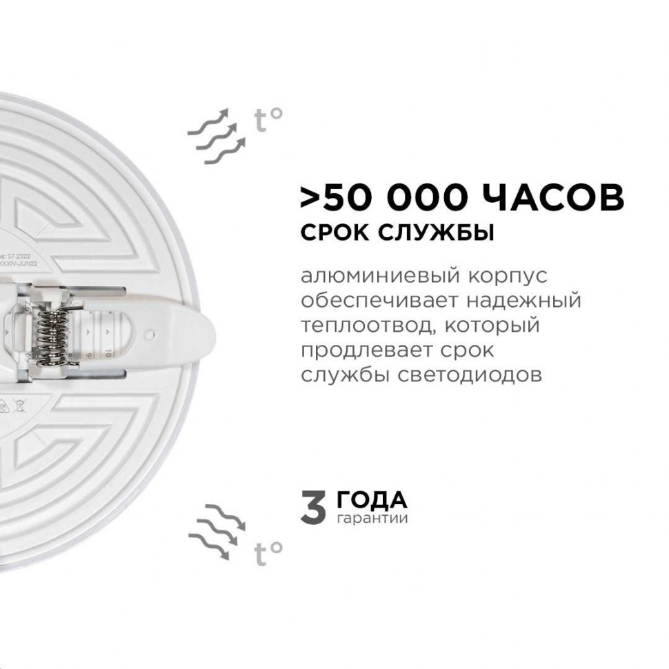 Светодиодная панель безрамочная Apeyron 06-106