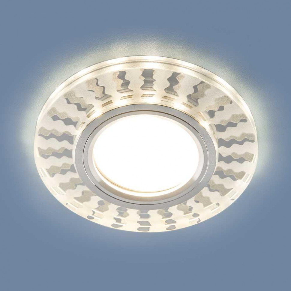Встраиваемый светильник Elektrostandard 2248 MR16 SL/WH зеркальный/белый a047761