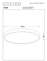 Потолочный светильник Lucide Unar 79185/50/02