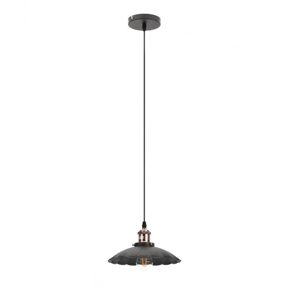 Подвесной светильник ЭРА Loft PL3 BK/RC Б0037435