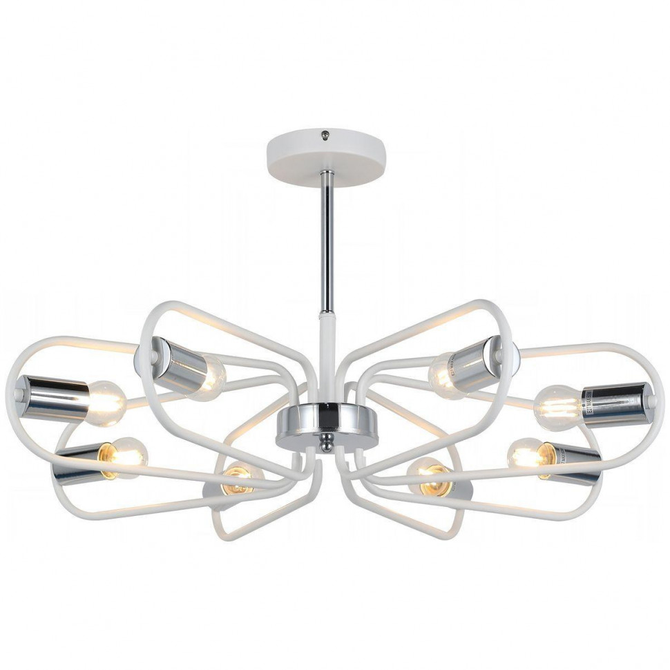Люстра на штанге Illumico IL8253-8COU-79 WH CR