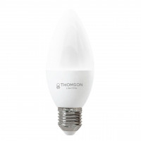 Лампа светодиодная Thomson E27 6W 3000K свеча матовая TH-B2357