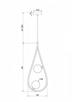 Подвесная люстра Freya Perlina FR4005PL-02B