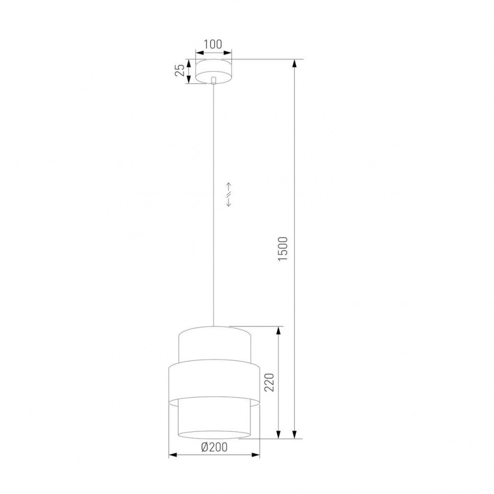 Подвесной светильник TK Lighting 5401 Calisto a068434
