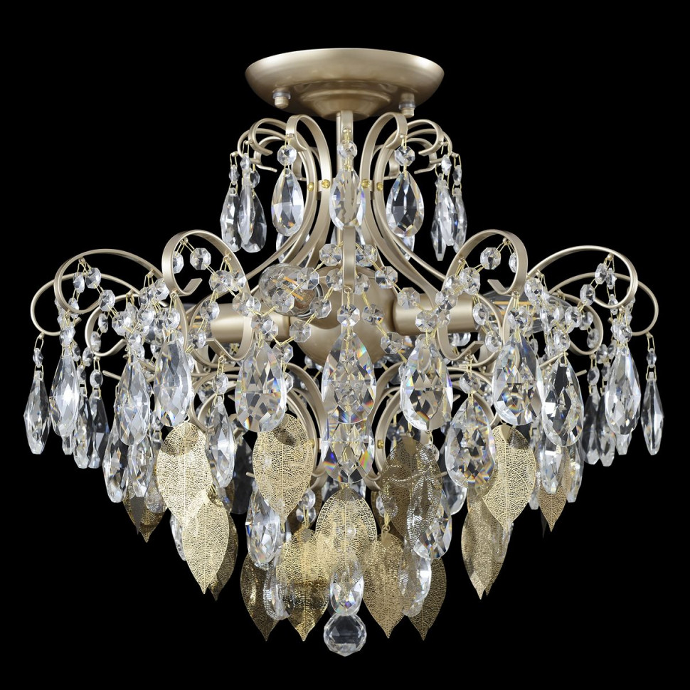 Потолочный светильник Crystal Lux ESMIRALDA PL4 GOLD