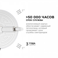 Светодиодная панель безрамочная Apeyron 06-108