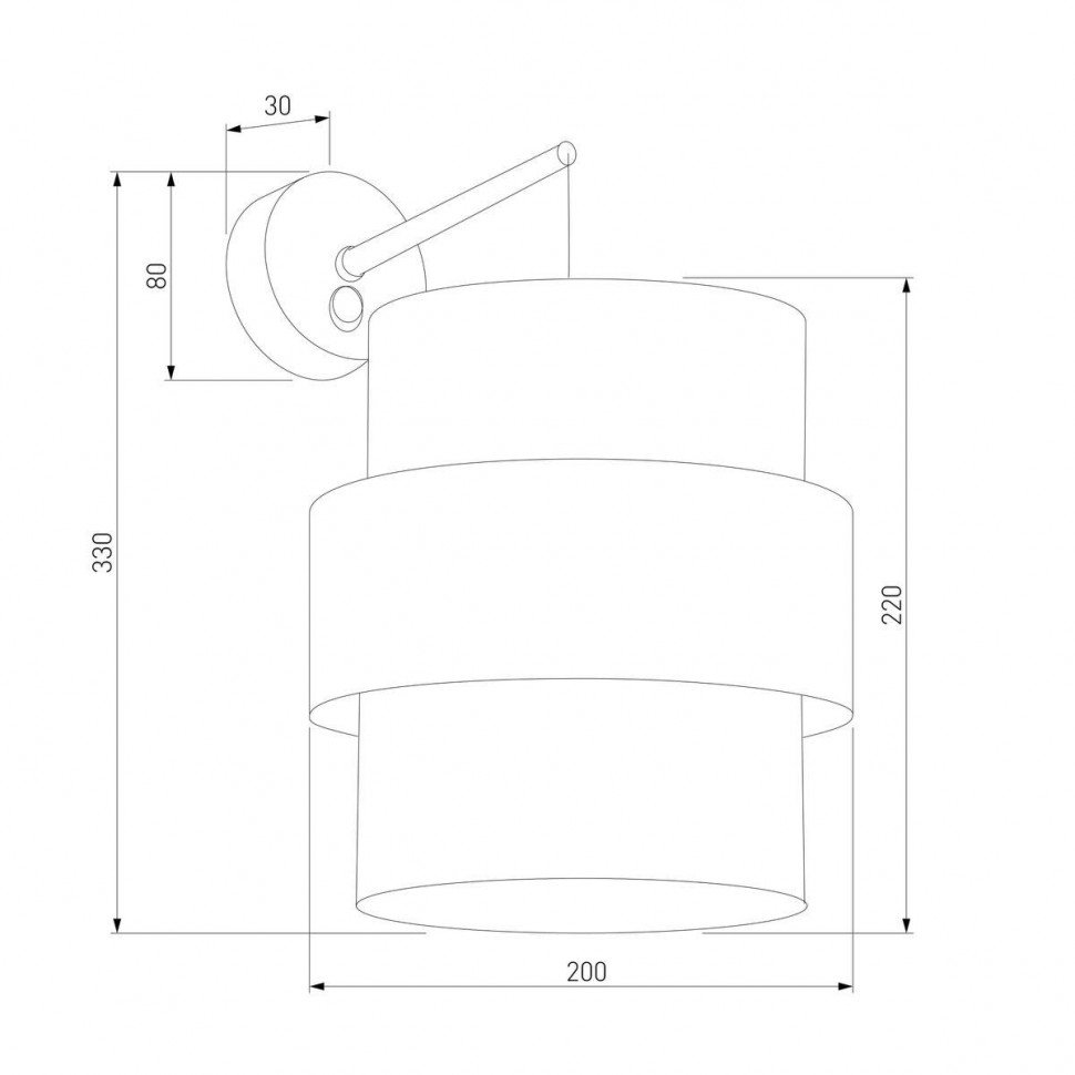 Бра TK Lighting 5956 Calisto White a066914
