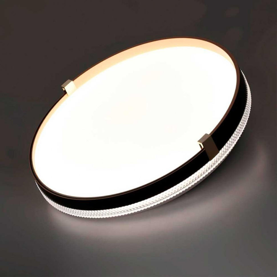 Настенно-потолочный светильник Sonex Olidi black 7647/CL