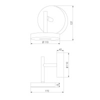 Уличный настенный светильник Elektrostandard Verano 35185/D 4690389209420 a068590