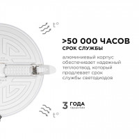 Светодиодная панель безрамочная Apeyron 06-109