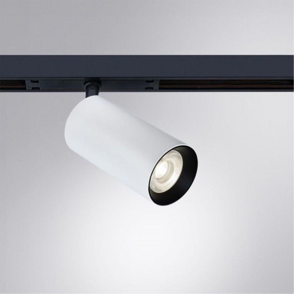 Трековый магнитный светильник Arte Lamp Optima A7261PL-1WH