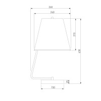 Настольная лампа Eurosvet Amaretto 01165/1 хром a064999