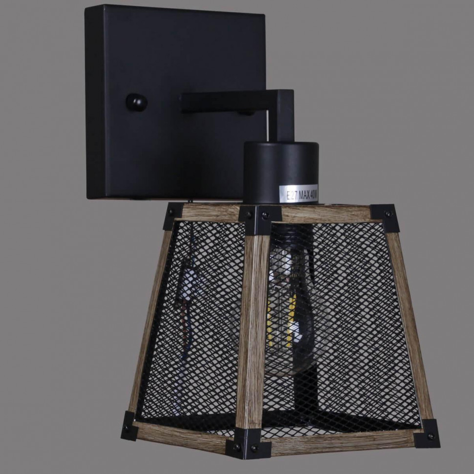 Бра Illumico IL1006-1W-05 BK WOOD