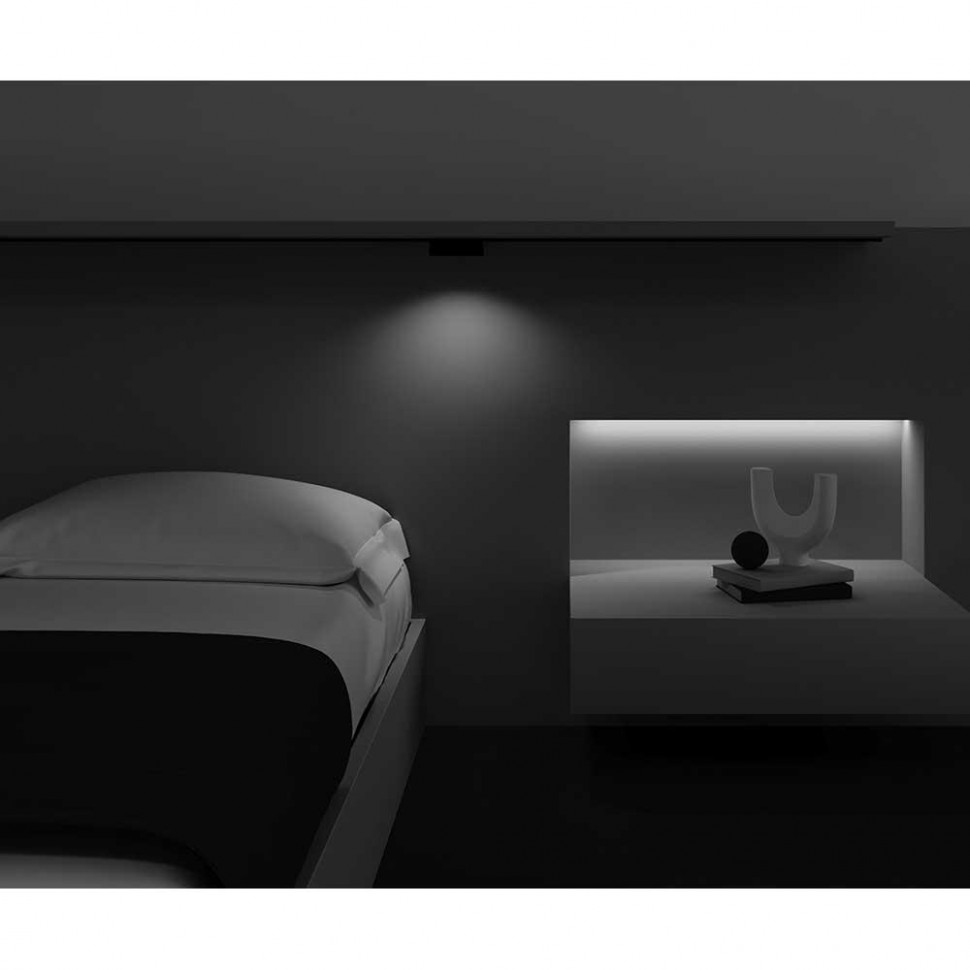 Трековый магнитный светильник Maytoni Basis Grid TR084-1-6W3K-B