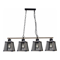 Подвесная люстра Illumico IL1006-4LL-05 BK WOOD