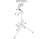Люстра на штанге Kink Light Некси 09440-3A,19(4000K)