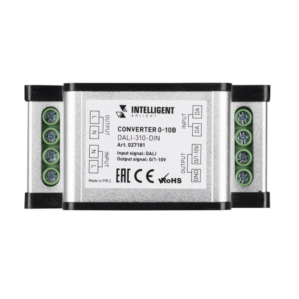 Конвертер Arlight 0-10В Dali-310-Din (AC 230V, Dali, 0-10) 027181