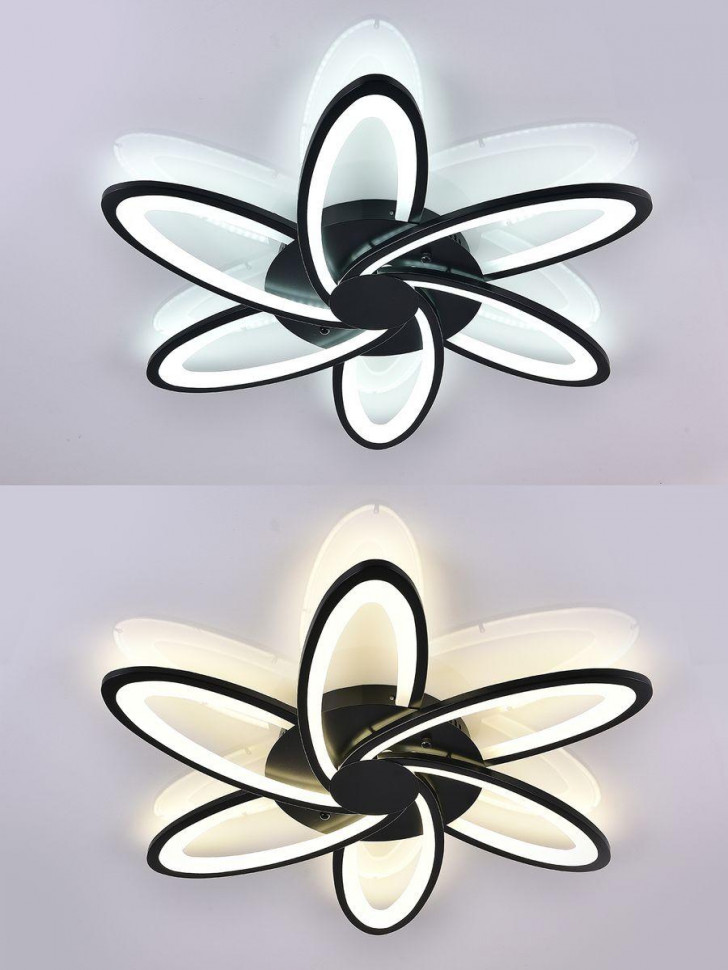 Потолочная светодиодная люстра Natali Kovaltseva High-Tech Led Lamps 82008 Black