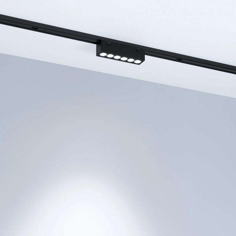 Трековый магнитный светильник Arlight MAG-VIBE-LASER-L101-6W Day4000-MIX (BK, 24 deg, 48V, TUYA Zigbee) 044188