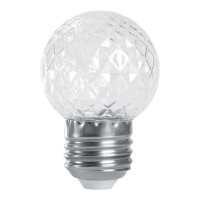Лампа-строб Feron LB-377 Шарик прозрачный E27 1W 6400K 38220