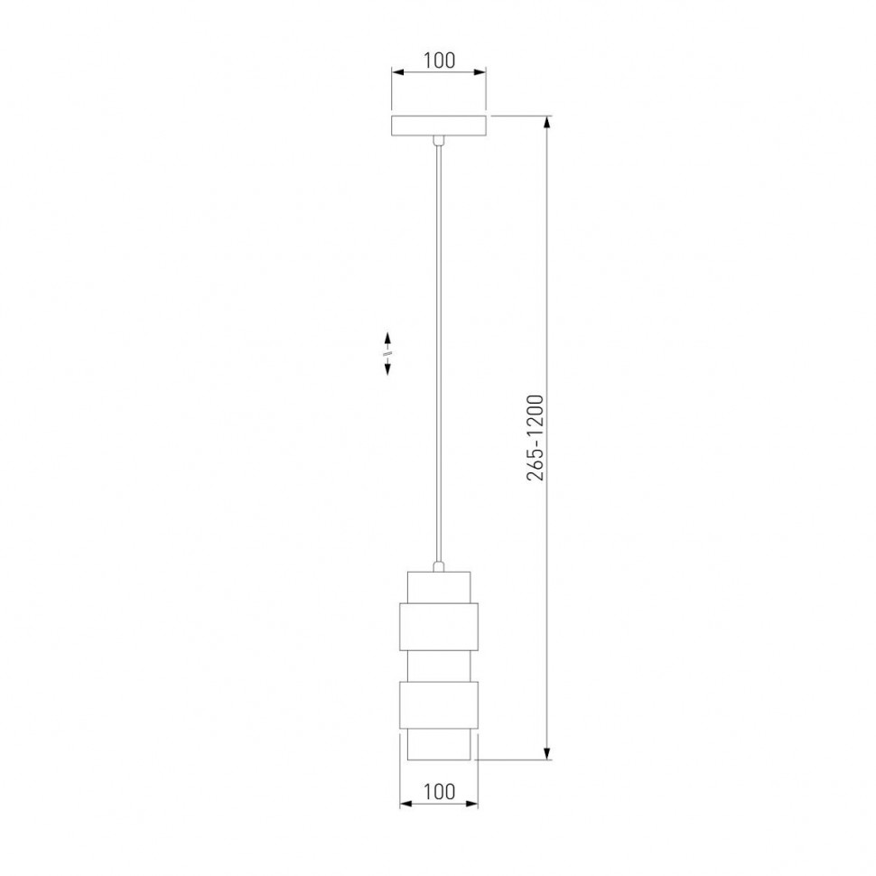 Подвесной светильник Eurosvet Mark 50235/1 никель a058954