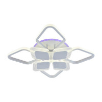 Потолочная светодиодная люстра Profit Light 5893/4+4A WHT
