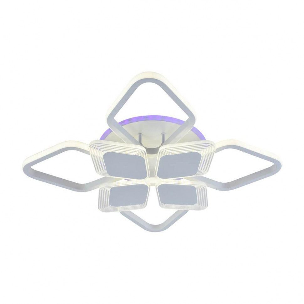 Потолочная светодиодная люстра Profit Light 5893/4+4A WHT