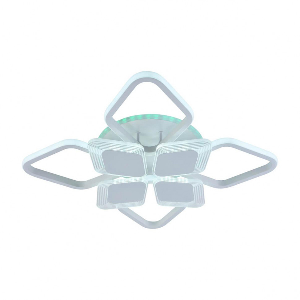 Потолочная светодиодная люстра Profit Light 5893/4+4A WHT