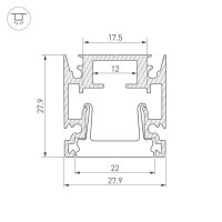 Профиль Arlight HR-Facade-2000 Anod 034946