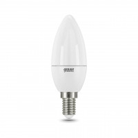 Лампа светодиодная Gauss E14 12W 6500K свеча матовая 33132