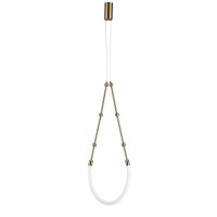 Подвесной светодиодный светильник Indigo Corda 14010/1P Brass V000062L
