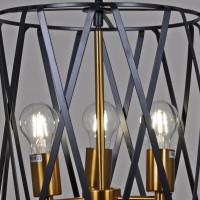 Подвесной светильник Illumico IL1023-3PB-05 BK GD