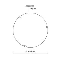Настенно-потолочный светильник Sonex Ammonite 7602/DL