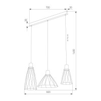Подвесной светильник TK Lighting 10149 Modesto a068397