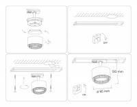 Трековый однофазный светильник Ambrella Light Track System GL5381