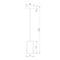 Подвесной светильник Eurosvet Bonaldo 50246/1 LED золото a061439